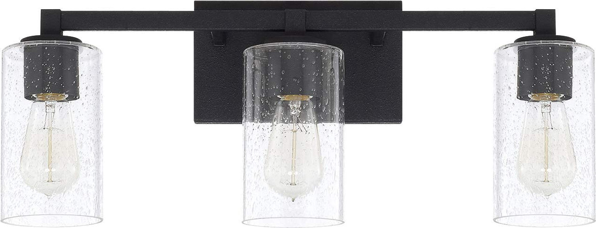 Capital Lighting 119831BI-435 Ravenwood 3 Light Vanity Black Iron