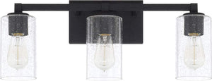 Capital Lighting 119831BI-435 Ravenwood 3 Light Vanity Black Iron