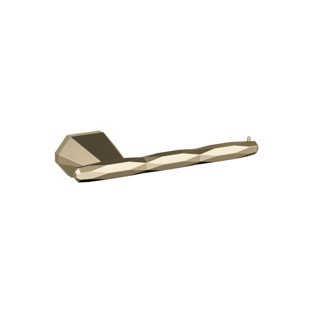 Amerock BH36041BBZ Golden Champagne Single Post Toilet Paper Holder 7-13/16 in. (198 mm) Toilet Tissue Holder St. Vincent Bath Tissue Holder Bathroom Hardware Bath Accessories