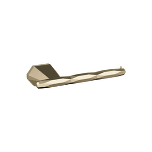 Amerock BH36041BBZ Golden Champagne Single Post Toilet Paper Holder 7-13/16 in. (198 mm) Toilet Tissue Holder St. Vincent Bath Tissue Holder Bathroom Hardware Bath Accessories