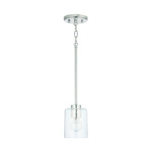 Capital Lighting 328511BN-449 Greyson 1 Light Pendant Brushed Nickel