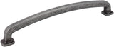 Jeffrey Alexander MO6373-12SIM-D 12" Center-to-Center Distressed Antique Silver Belcastel 1 Appliance Handle