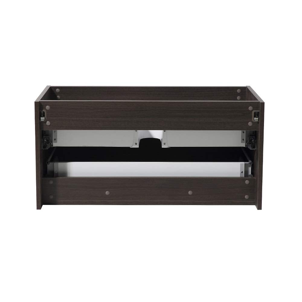 Fresca FCB8008WH Fresca Mezzo 36" White Wall Hung Modern Bathroom Cabinet