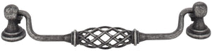 Jeffrey Alexander 749-160DACM 160 mm Center-to-Center Gun Metal Birdcage Tuscany Drop & Ring Pull