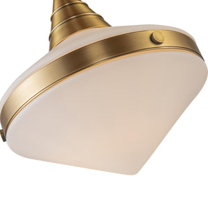 Alora PD348114UBOP WILLARD 14" PD URBAN BRONZE MATTE OPAL GLASS 1 x 60W E26