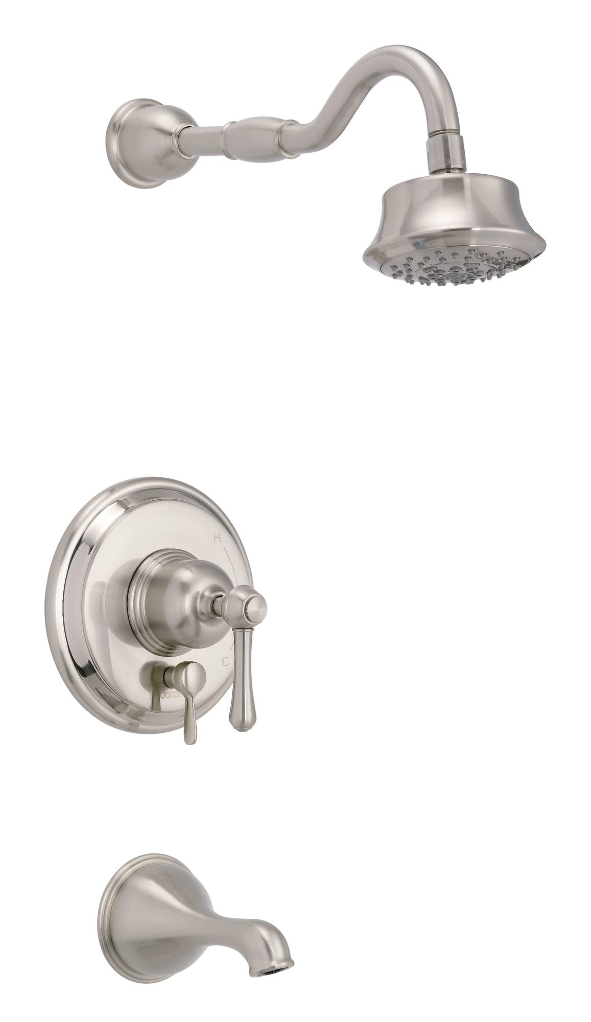 Gerber D500057BNTC Brushed Nickel Opulence Tub & Shower Trim Kit, 1.75GPM