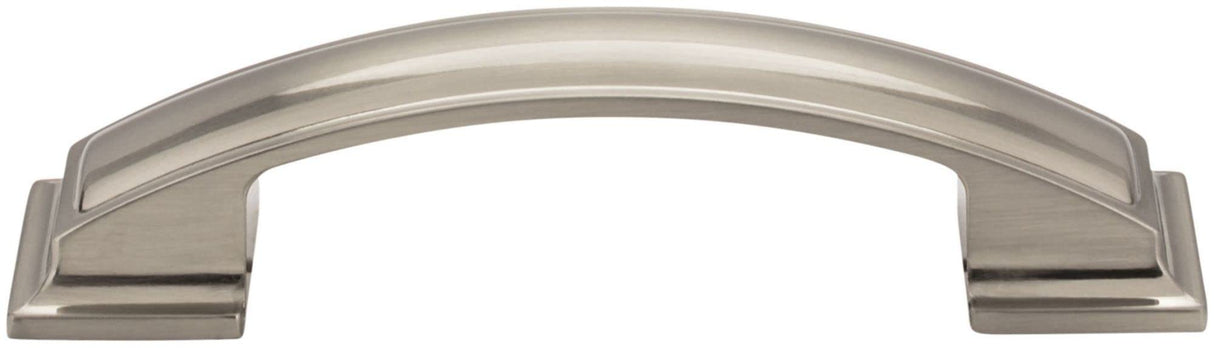 Jeffrey Alexander 435-96BNBDL 96 mm Center-to-Center Brushed Pewter Square Annadale Cabinet Pull