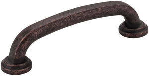 Jeffrey Alexander 527DMAC 96 mm Center-to-Center Distressed Oil Rubbed Bronze Bremen 1 Cabinet Pull