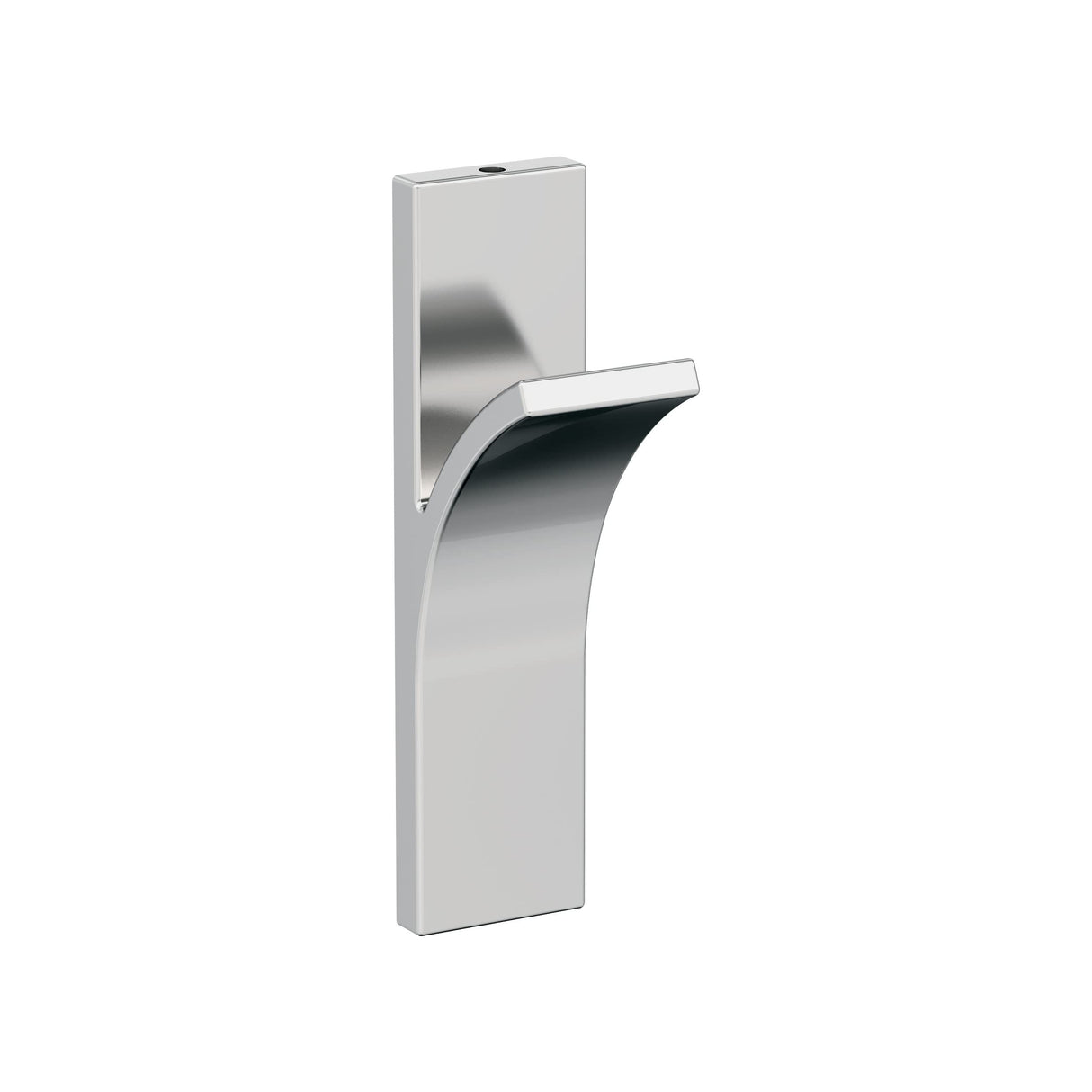 Amerock HBX3701426 Apex Single Prong Decorative Wall Hook Polished Chrome Hook for Coats, Hats, Backpacks, Bags Hooks for Bathroom, Bedroom, Closet, Entryway, Laundry Room, Office