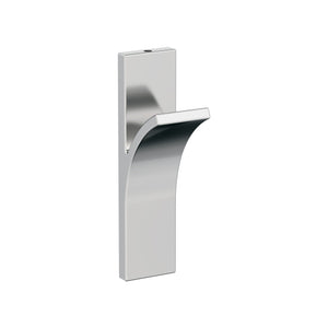 Amerock HBX3701426 Apex Single Prong Decorative Wall Hook Polished Chrome Hook for Coats, Hats, Backpacks, Bags Hooks for Bathroom, Bedroom, Closet, Entryway, Laundry Room, Office