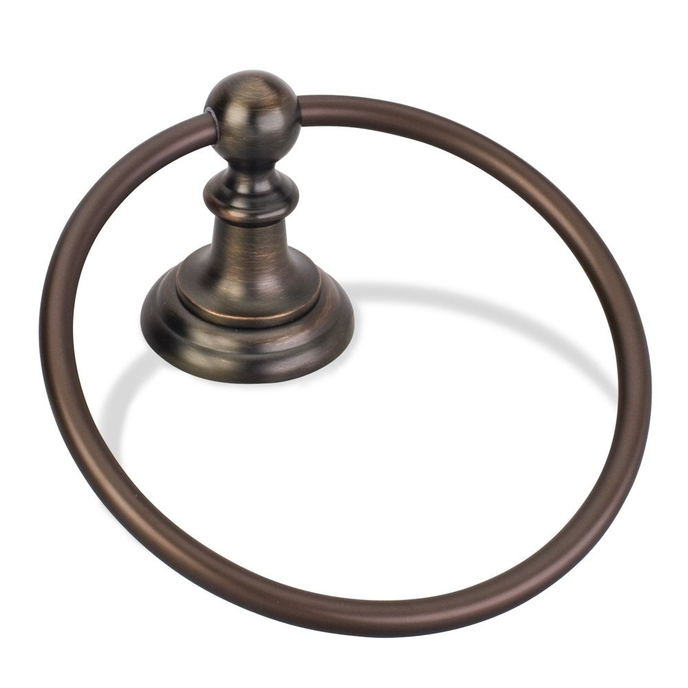 Elements BHE5-06DBAC Fairview Brushed Oil Rubbed Bronze Towel Ring - Contractor Packed