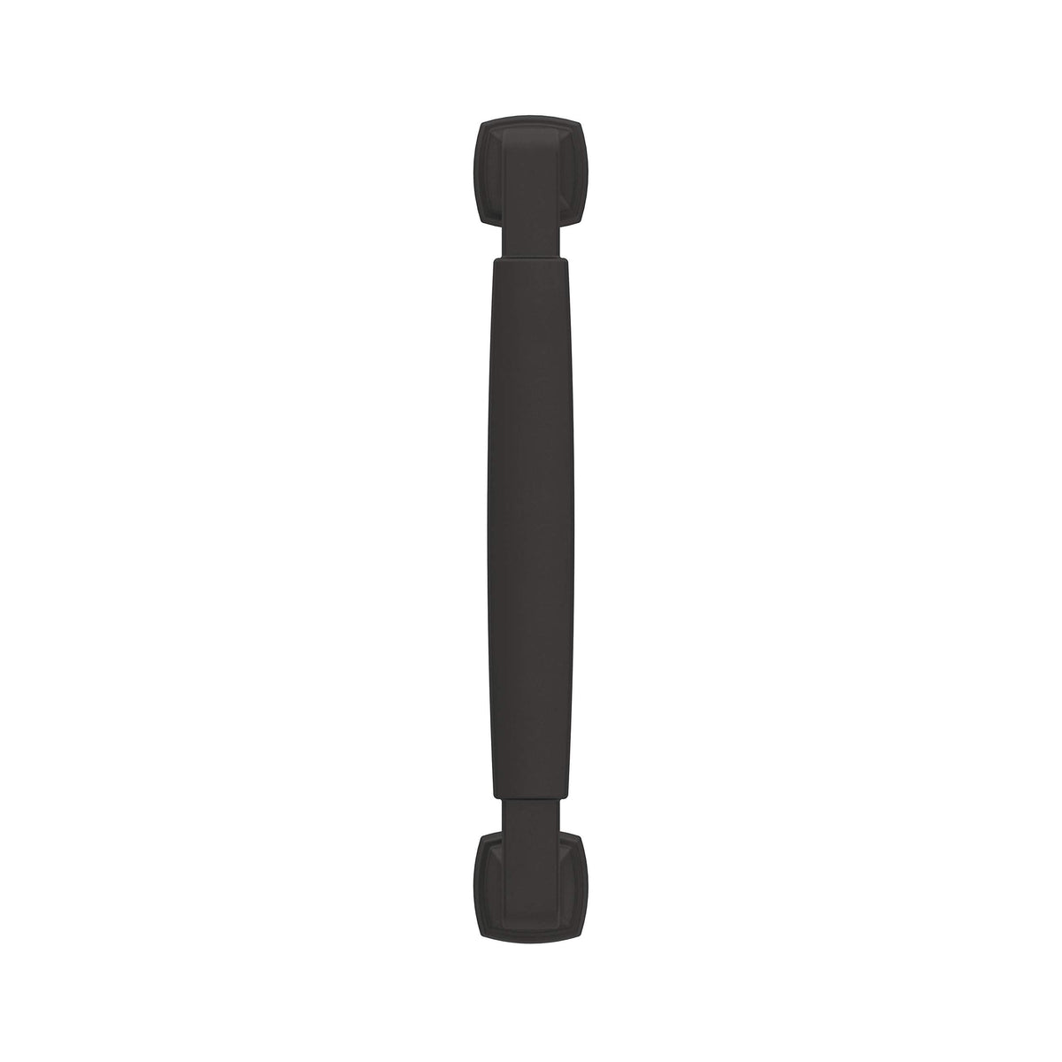 Amerock Cabinet Pull Matte Black 5-1/16 inch (128 mm) Center-to-Center Stature 1 Pack Drawer Pull Cabinet Handle Cabinet Hardware