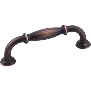 Jeffrey Alexander 658-96DBAC 96 mm Center-to-Center Brushed Oil Rubbed Bronze Tiffany Cabinet Pull