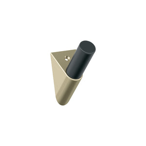 Amerock HBX37011BBZMB Acclivity Single Prong Decorative Wall Hook Golden Champagne/Matte Black Hook for Coats, Hats, Backpacks, Bags Hooks for Bathroom, Bedroom, Closet, Entryway, Laundry Room