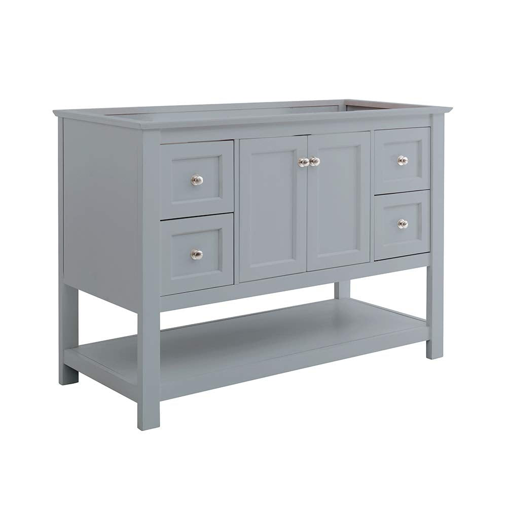 Fresca FCB2348GR Fresca Manchester 48" Gray Traditional Bathroom Cabinet