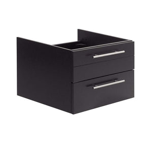 Fresca FCB6124ES-UNS Fresca Lucera 24" Espresso Wall Hung Undermount Sink Modern Bathroom Cabinet