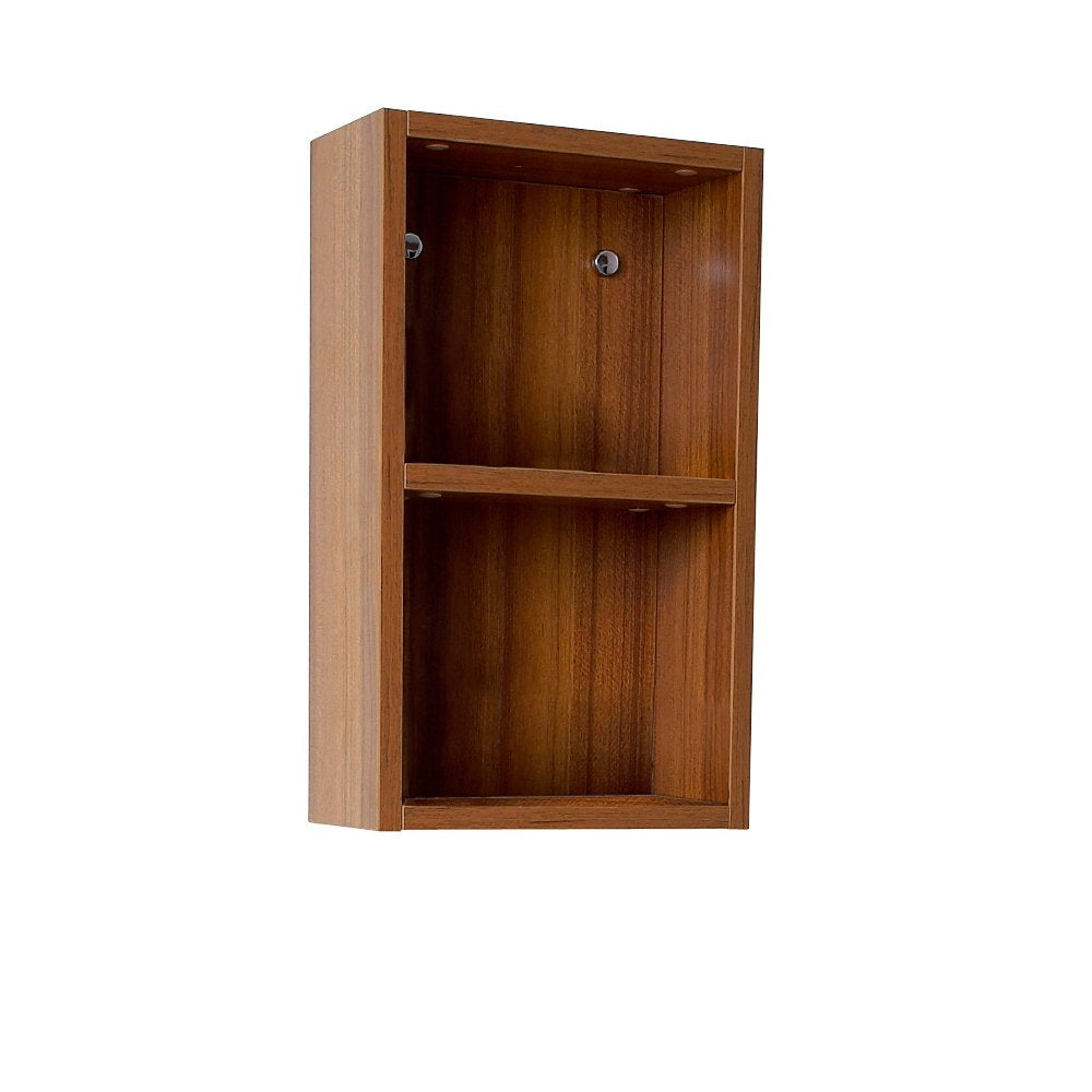 Fresca FST8092TK Fresca Teak Bathroom Linen Side Cabinet w/ 2 Open Storage Areas