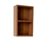 Fresca FST8092TK Fresca Teak Bathroom Linen Side Cabinet w/ 2 Open Storage Areas