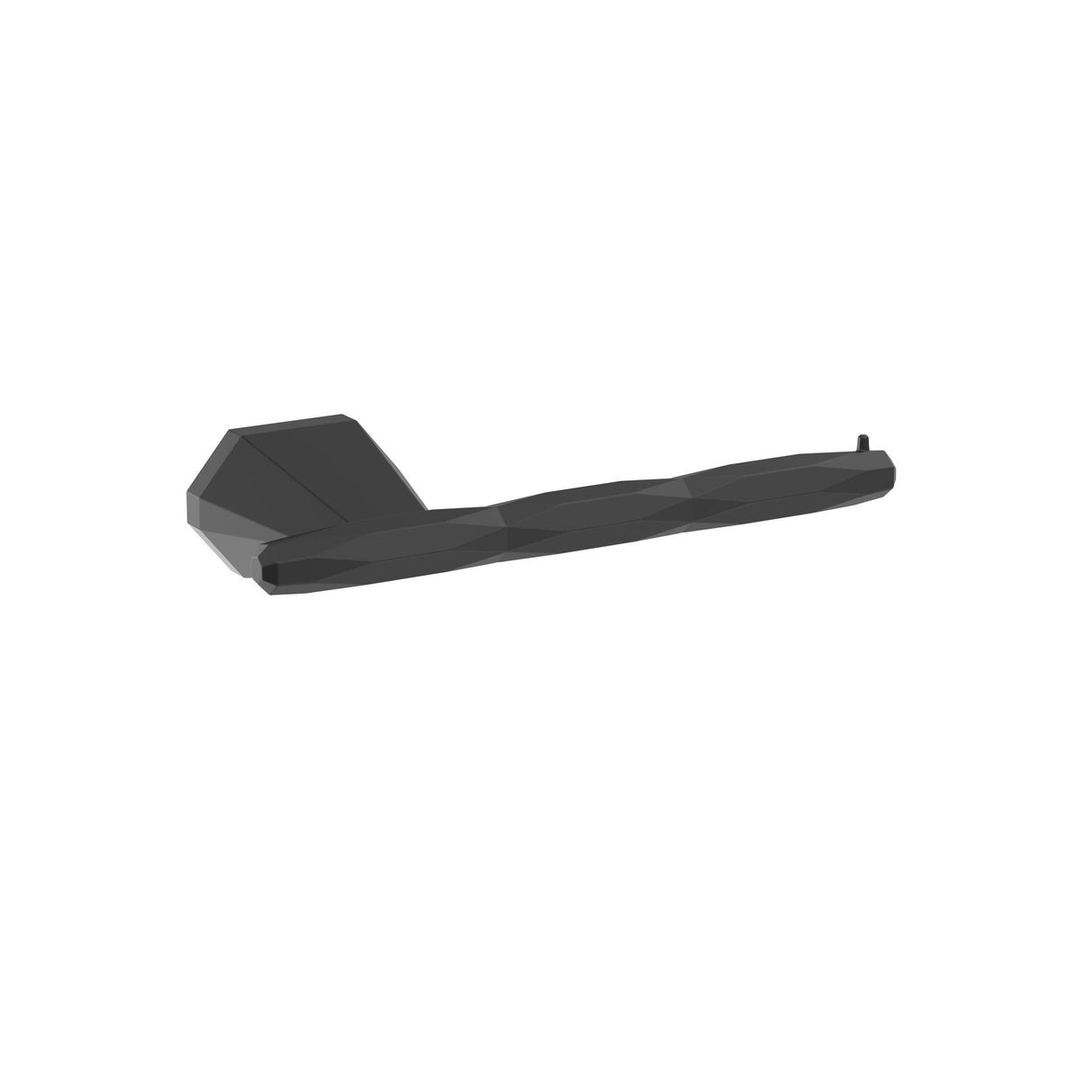Amerock BH36041MB Matte Black Single Post Toilet Paper Holder 7-13/16 in. (198 mm) Length Toilet Tissue Holder St. Vincent Bath Tissue Holder Bathroom Hardware Bath Accessories