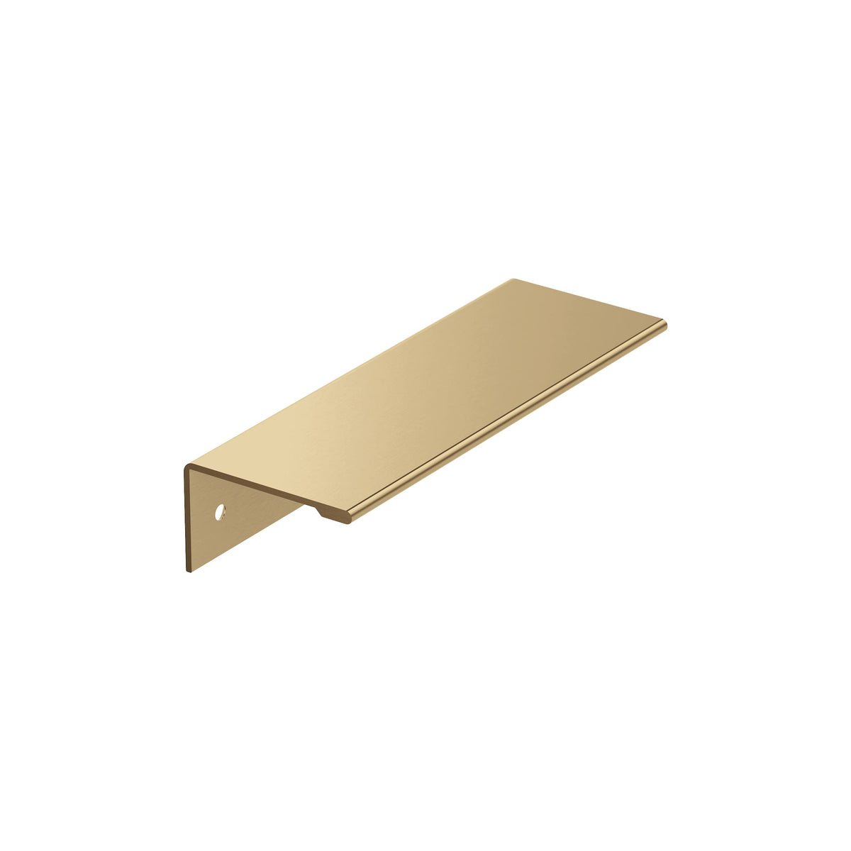 Amerock Cabinet Edge Pull |Champagne Bronze 3-3/4 in (96 mm) Center-to-Center Drawer Pull Kitchen and Bath Hardware Furniture Hardware