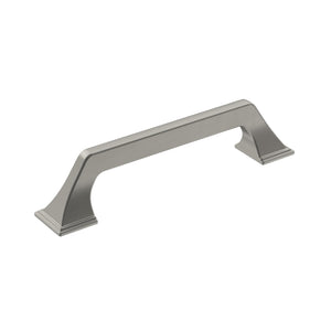 Amerock Cabinet Pull Satin Nickel 5-1/16 inch (128 mm) Center-to-Center Exceed 1 Pack Drawer Pull Cabinet Handle Cabinet Hardware