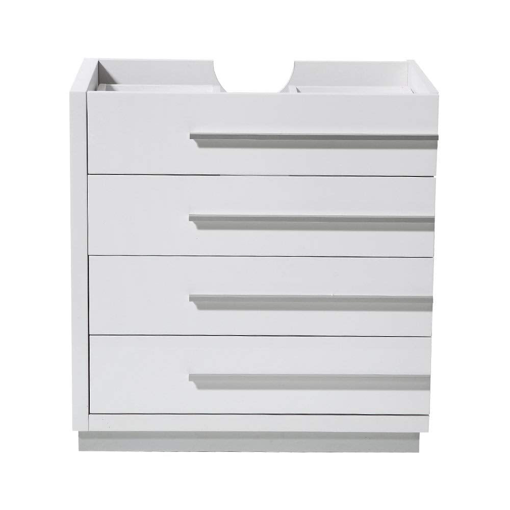 Fresca FCB8030WH Fresca Livello 30" White Modern Bathroom Cabinet
