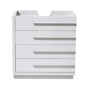 Fresca FCB8030WH Fresca Livello 30" White Modern Bathroom Cabinet