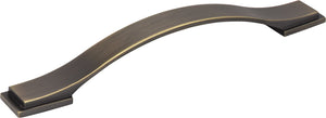 Jeffrey Alexander 80152-160BNBDL 160 mm Center-to-Center Brushed Pewter Strap Mirada Cabinet Pull