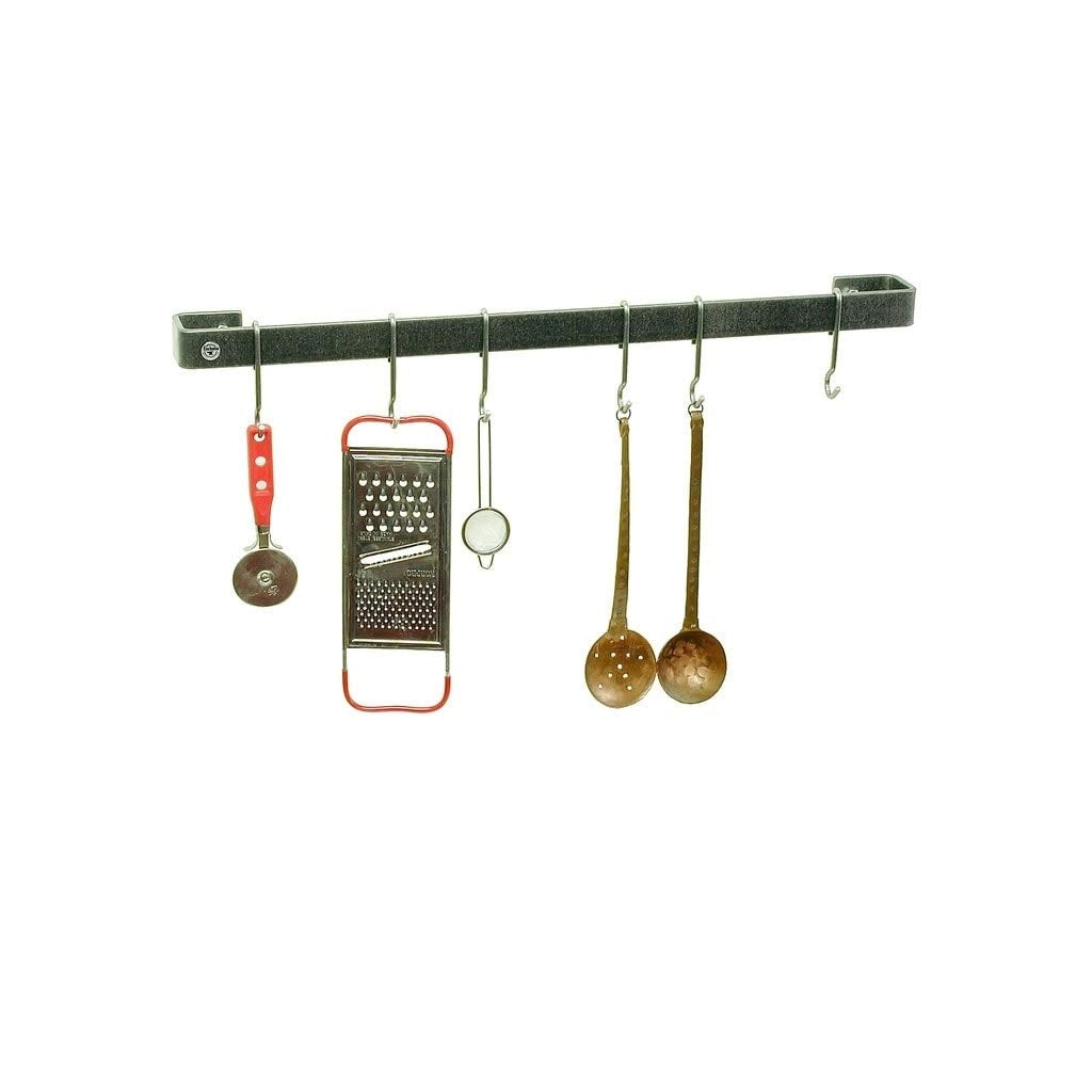 Enclume WR4 HS 42" Classic Wall Rack Utensil Bar w/ 12 Hooks HS