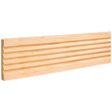 Hardware Resources FLT3OK 5/8" D x 3-1/2" H Oak Fluted Moulding
