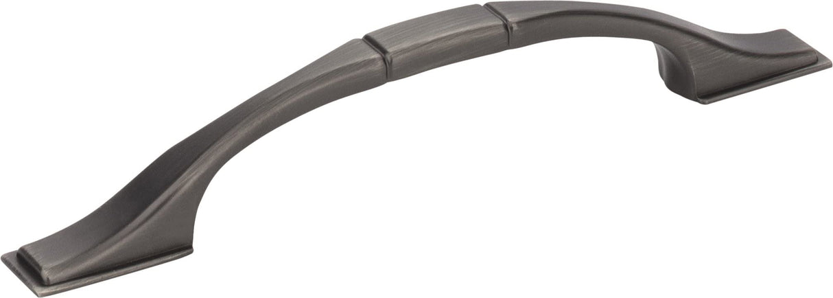 Elements 937-96SN 96 mm Center-to-Center Satin Nickel Square Hammond Cabinet Pull