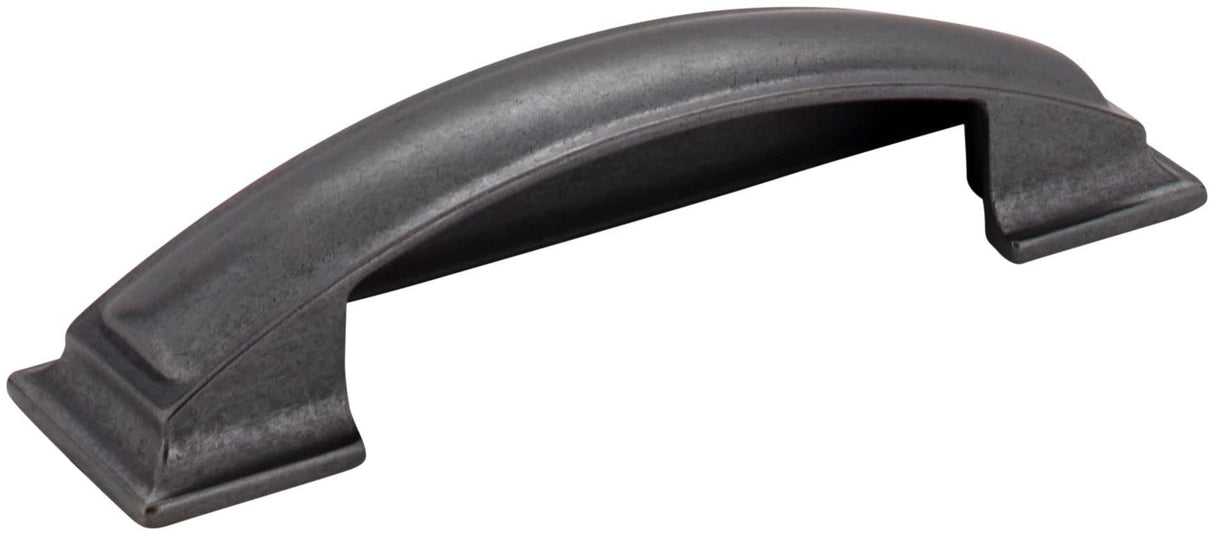 Jeffrey Alexander 436-96DACM 96 mm Center-to-Center Gun Metal Square Annadale Cabinet Cup Pull