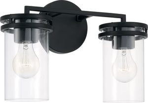 Capital Lighting 148721MB-539 Fuller 2 Light Vanity Matte Black