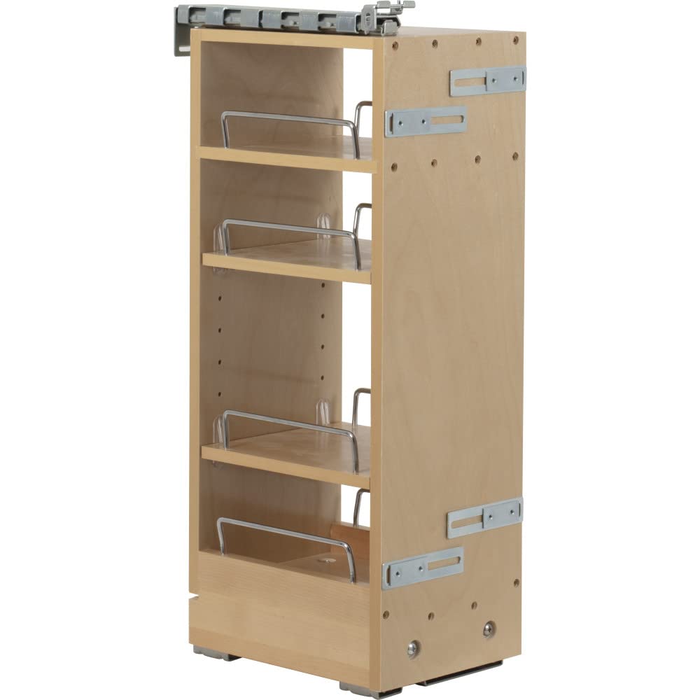 Hardware Resources WPO2-268SC 8" Wide 26" Tall "No Wiggle" Soft-close Wall Pullout