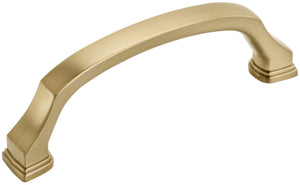 Amerock Cabinet Pull Champagne Bronze 3-3/4 inch (96 mm) Center to Center Revitalize 1 Pack Drawer Pull Drawer Handle Cabinet Hardware