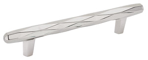 Amerock Cabinet Pull Polished Nickel 5-1/16 inch (128 mm) Center to Center St. Vincent 1 Pack Drawer Pull Drawer Handle Cabinet Hardware