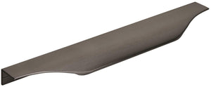 Amerock Cabinet Edge Pull Black Chrome 8-9/16 inch (217 mm) Center to Center Aloft 1 Pack Drawer Pull Drawer Handle Cabinet Hardware