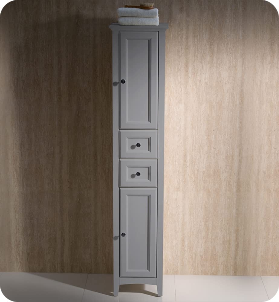 Fresca FST2060GR Fresca Oxford Gray Tall Bathroom Linen Cabinet