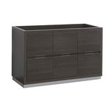 Fresca FCB8448GO-D Fresca Valencia 48" Gray Oak Free Standing Double Sink Modern Bathroom Cabinet