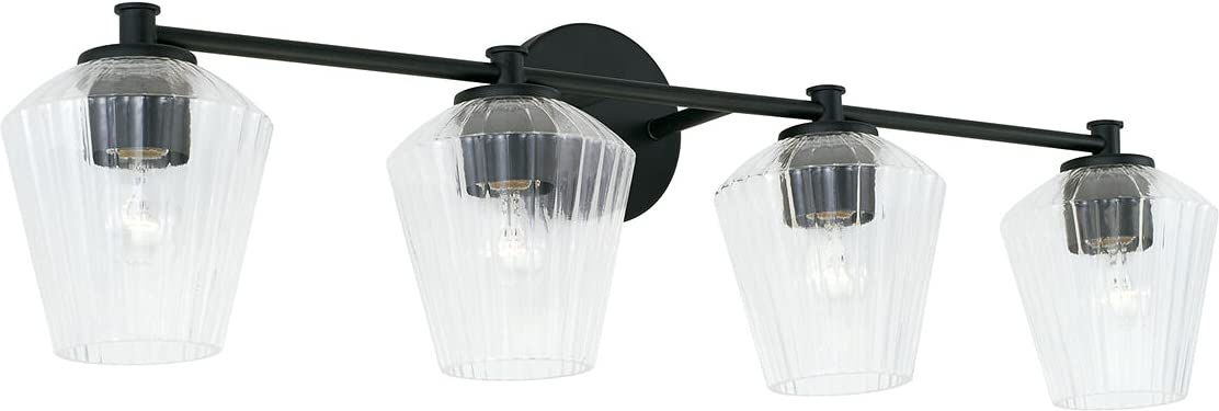 Capital Lighting 141441MB-507 Beau 4 Light Vanity Matte Black