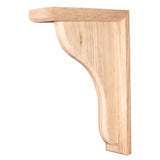 Hardware Resources CORM-ALD 2" W x 7-1/2" D x 10-1/2" H Alder Beveled Bar Corbel