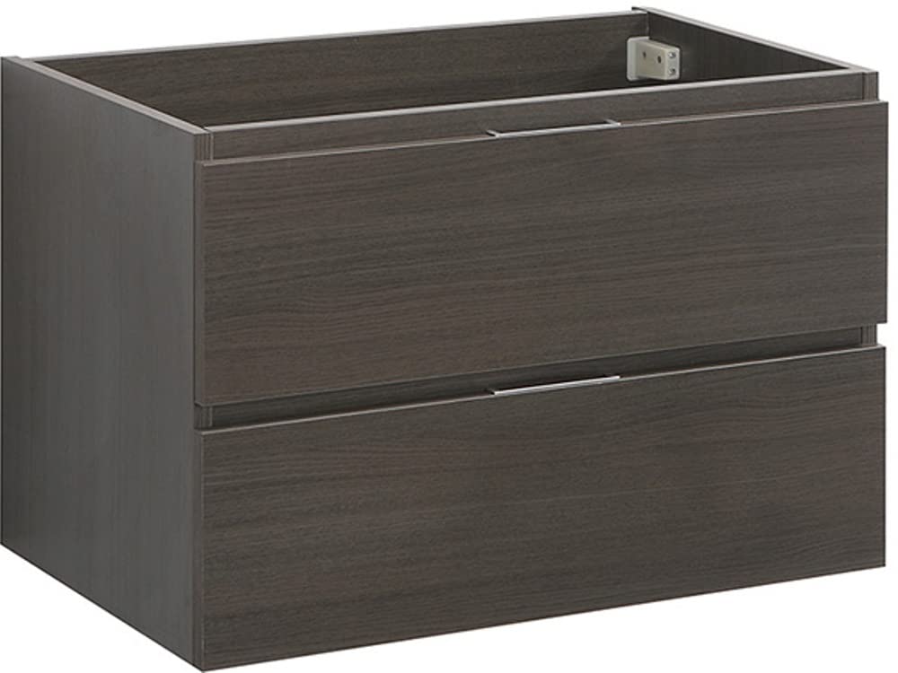 Fresca FCB8330GO Fresca Valencia 30" Gray Oak Wall Hung Modern Bathroom Cabinet