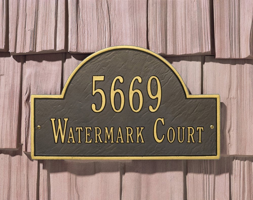 Whitehall 1004OG - Arch Marker - Standard Wall - Two Line