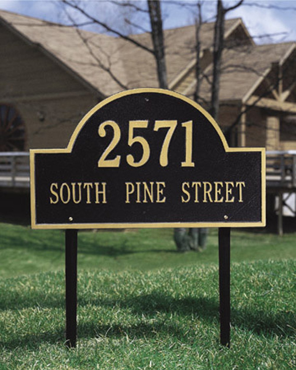 Whitehall 1102BG - Arch Marker - Estate Lawn - Two Line