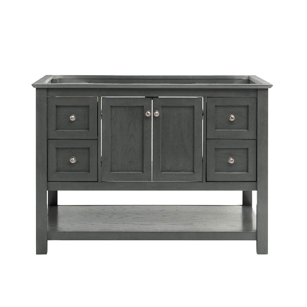 Fresca FCB2348BL Fresca Manchester 48" Black Traditional Bathroom Cabinet