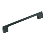 Amerock Cabinet Pull Matte Black 6-5/16 inch (160 mm) Center-to-Center Riva 1 Pack Drawer Pull Drawer Handle Cabinet Hardware