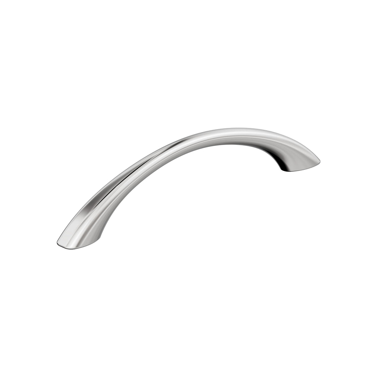 Amerock BP3723126 Polished Chrome Cabinet Pull 5-1/16 inch (128mm) Center-to-Center Cabinet Hardware Vaile Furniture Hardware Drawer Pull