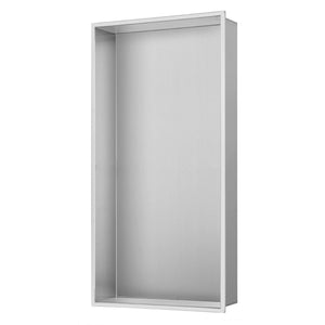 PULSE ShowerSpas NI-1224-SSB Niche in Brushed Stainless Steel 12