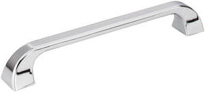 Jeffrey Alexander 972-160PC 160 mm Center-to-Center Polished Chrome Square Marlo Cabinet Pull