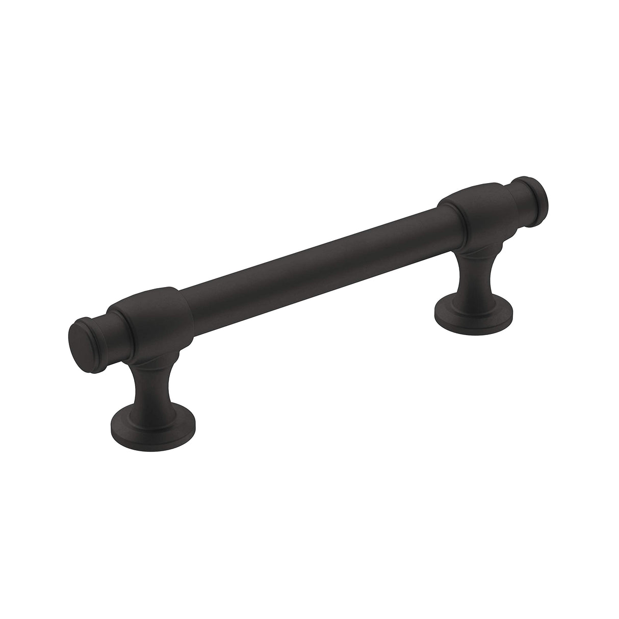 Amerock Cabinet Pull Matte Black 3-3/4 inch (96 mm) Center-to-Center Winsome 1 Pack Drawer Pull Cabinet Handle Cabinet Hardware